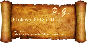Pinkova Grizeldisz névjegykártya